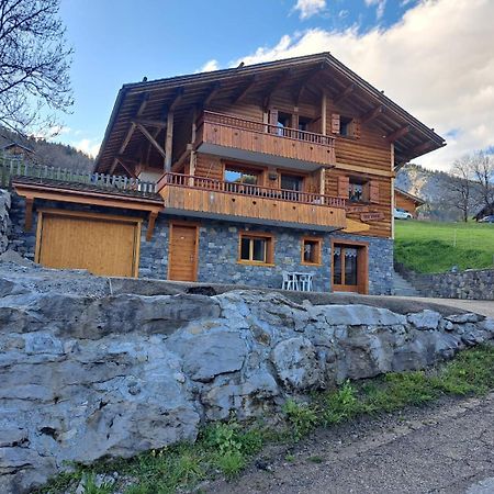 Appartement Cosy Face Aux Aravis Льо Гран-Борнан Екстериор снимка