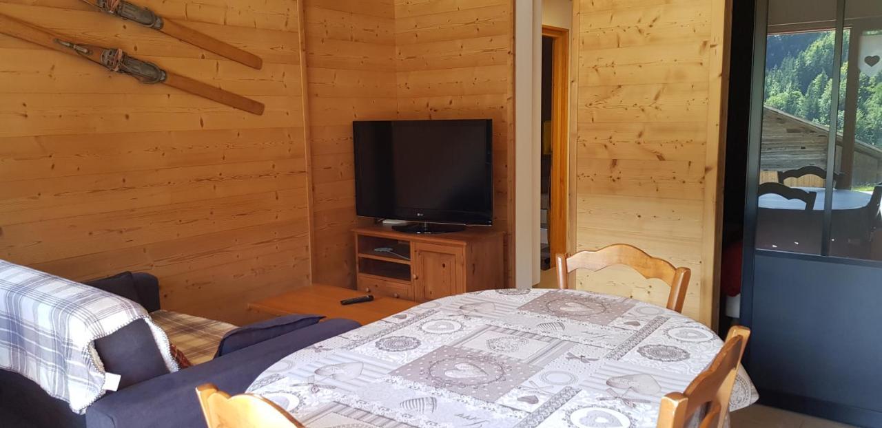 Appartement Cosy Face Aux Aravis Льо Гран-Борнан Екстериор снимка