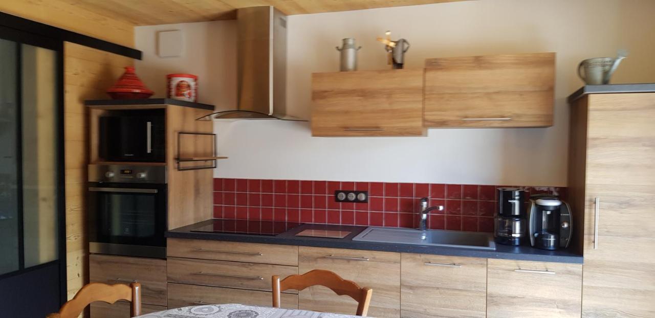 Appartement Cosy Face Aux Aravis Льо Гран-Борнан Екстериор снимка