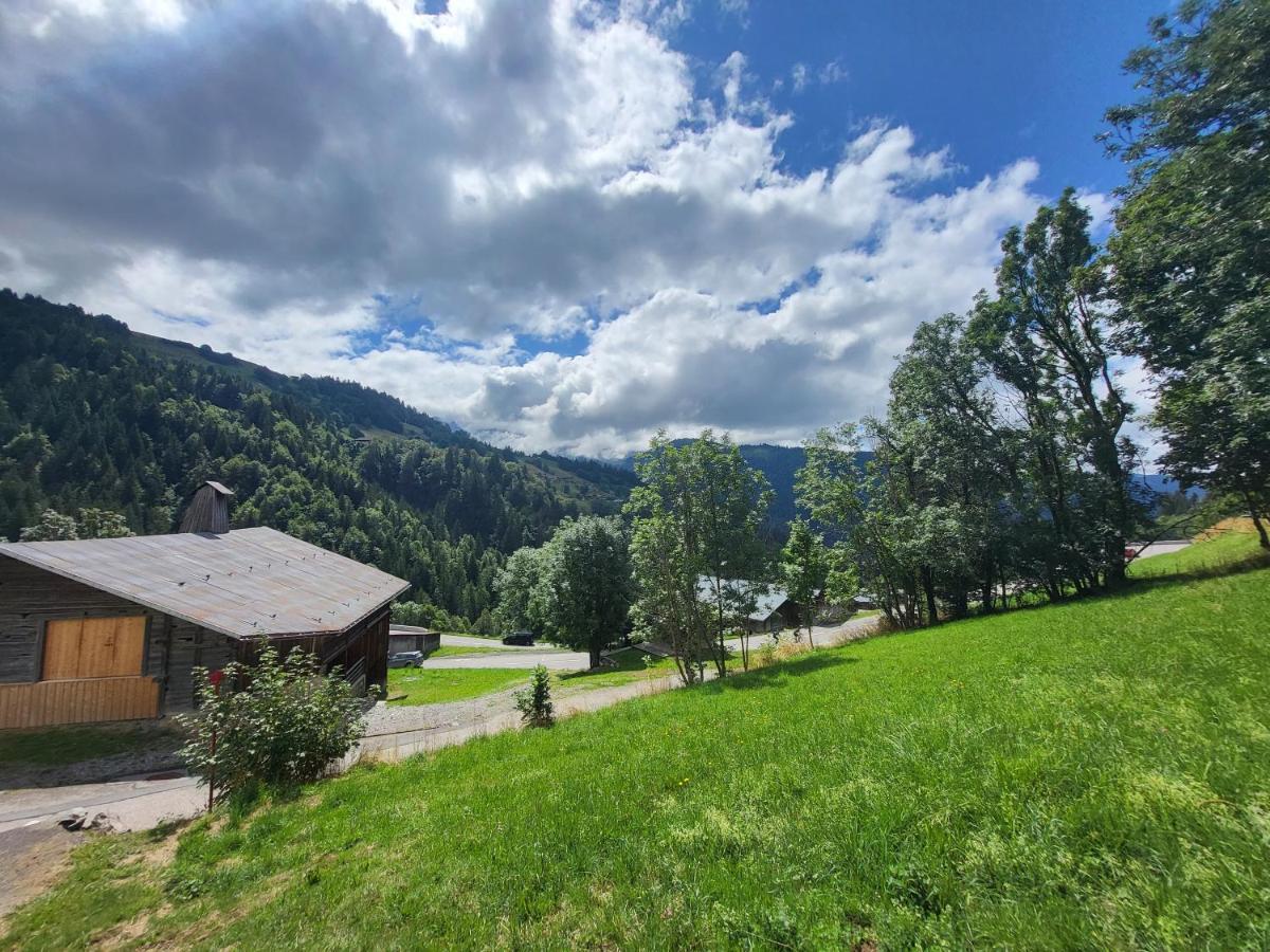 Appartement Cosy Face Aux Aravis Льо Гран-Борнан Екстериор снимка