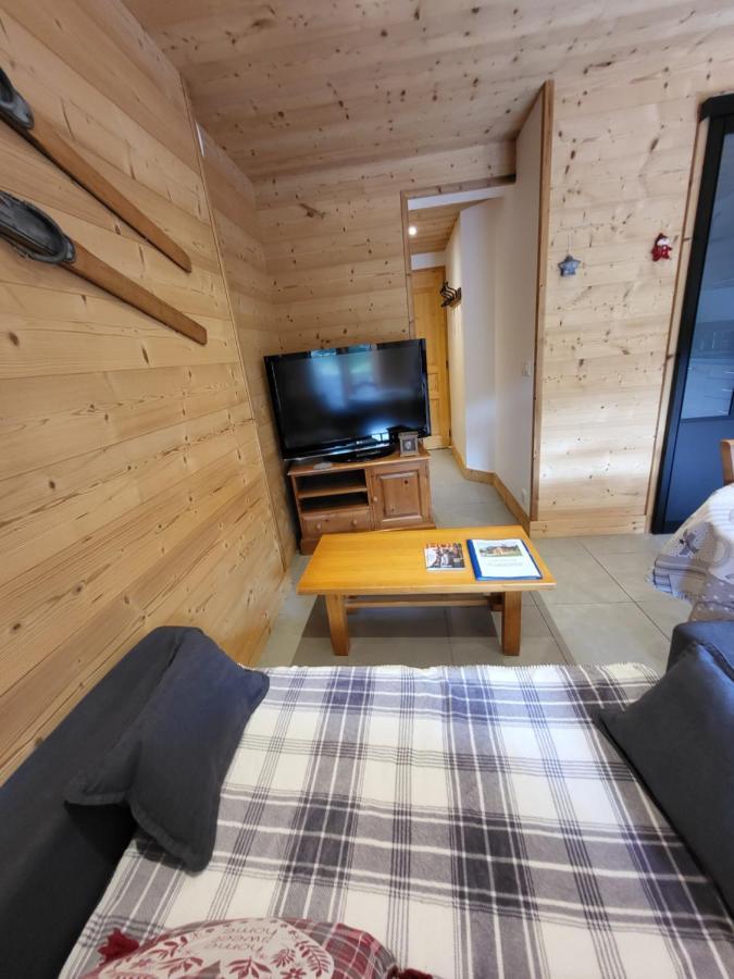 Appartement Cosy Face Aux Aravis Льо Гран-Борнан Екстериор снимка