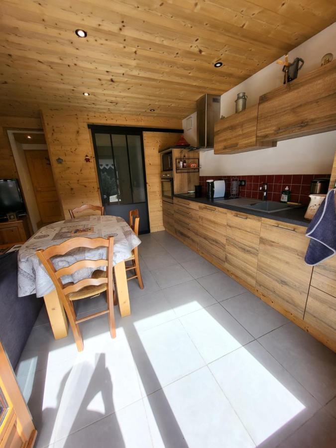 Appartement Cosy Face Aux Aravis Льо Гран-Борнан Екстериор снимка