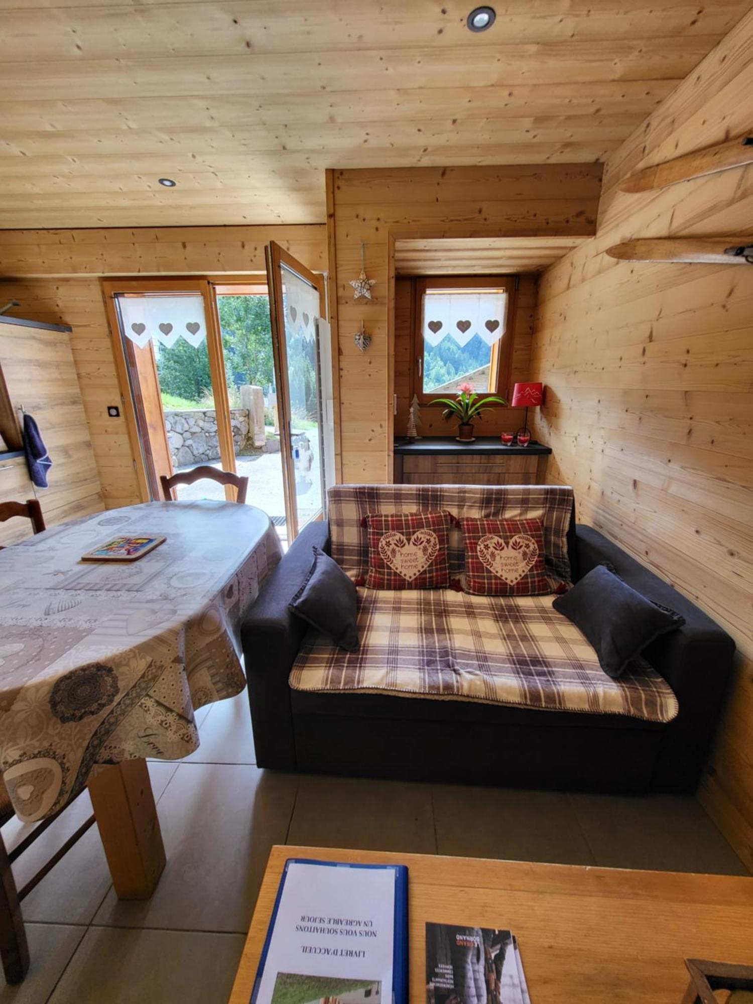 Appartement Cosy Face Aux Aravis Льо Гран-Борнан Екстериор снимка