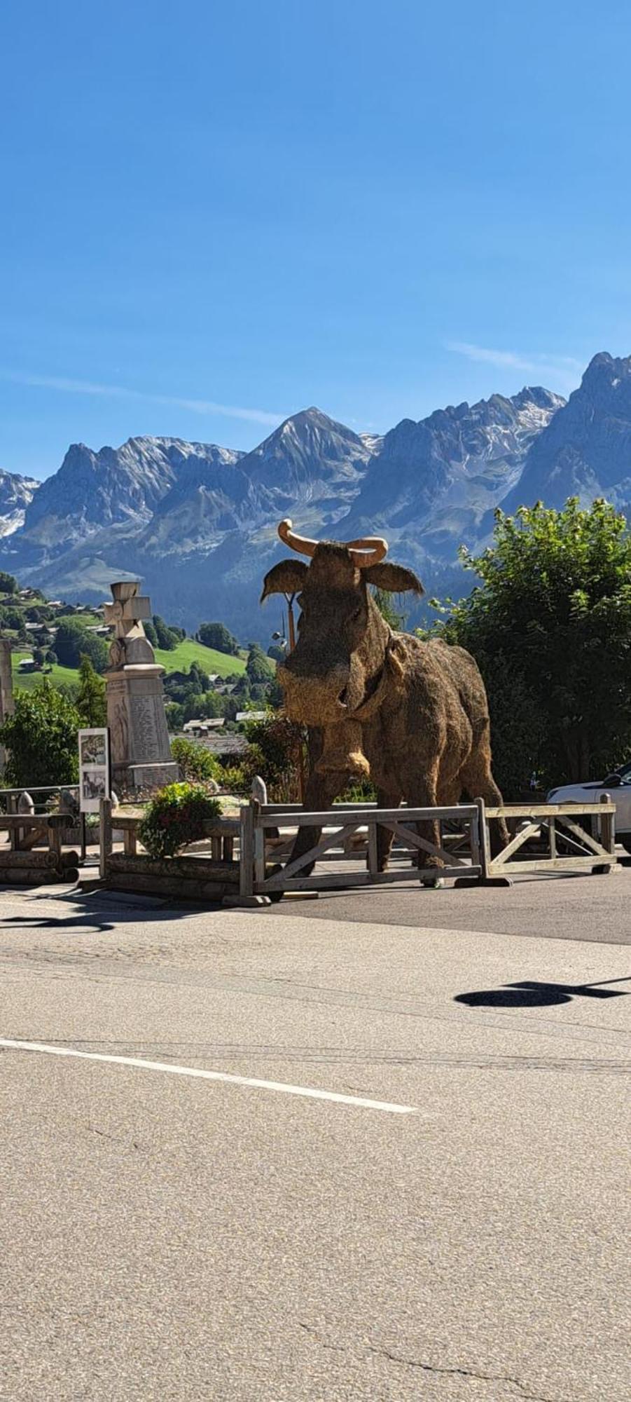 Appartement Cosy Face Aux Aravis Льо Гран-Борнан Екстериор снимка