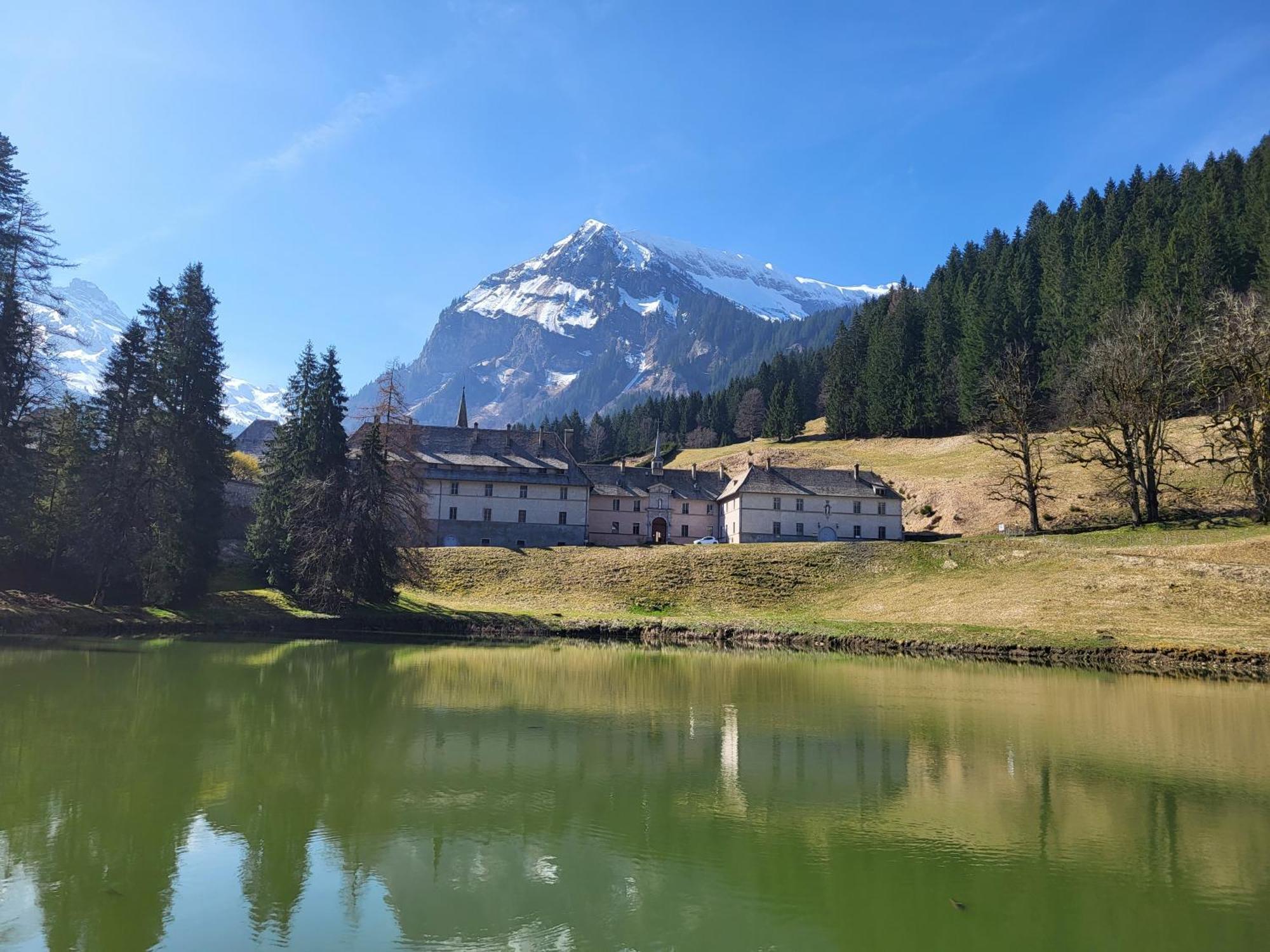 Appartement Cosy Face Aux Aravis Льо Гран-Борнан Екстериор снимка