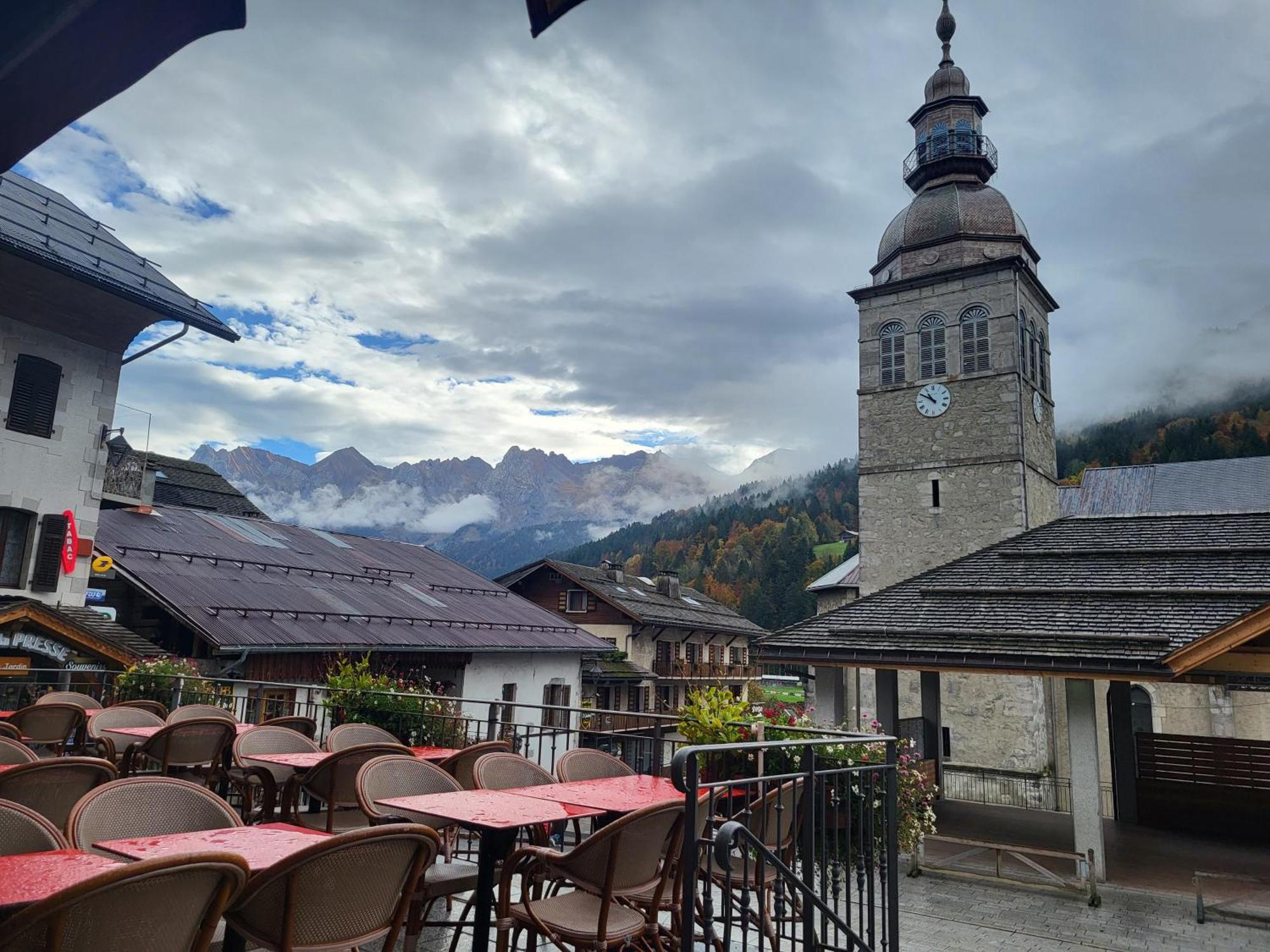 Appartement Cosy Face Aux Aravis Льо Гран-Борнан Екстериор снимка