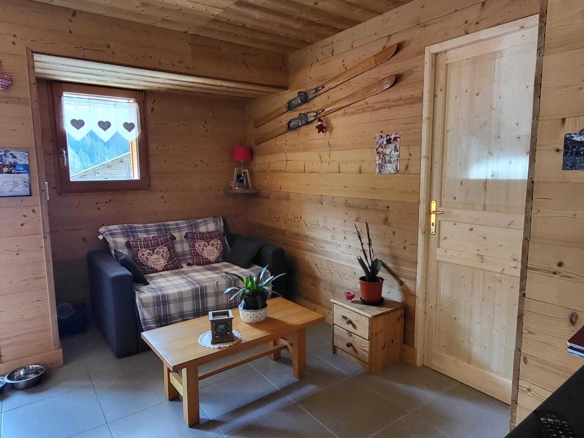 Appartement Cosy Face Aux Aravis Льо Гран-Борнан Екстериор снимка