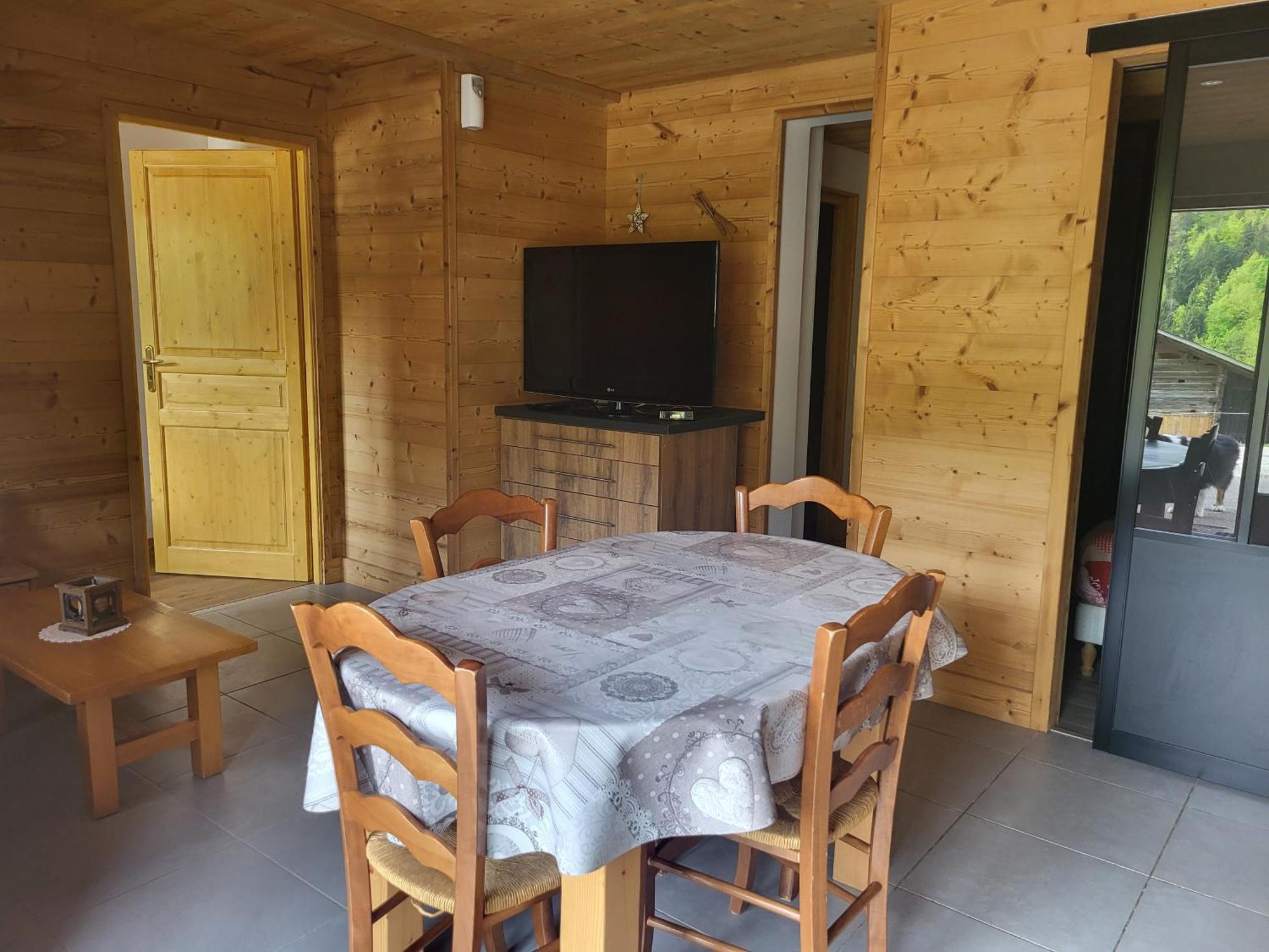 Appartement Cosy Face Aux Aravis Льо Гран-Борнан Екстериор снимка