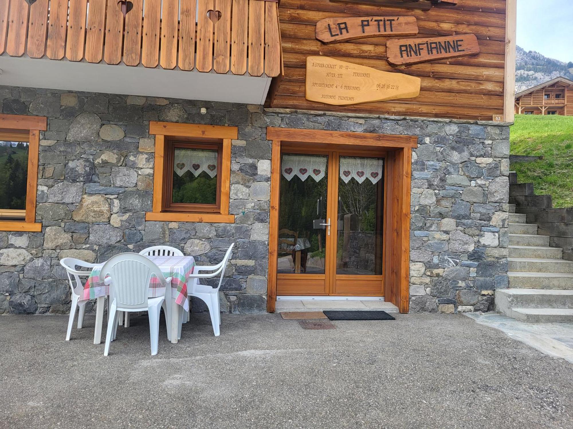 Appartement Cosy Face Aux Aravis Льо Гран-Борнан Екстериор снимка